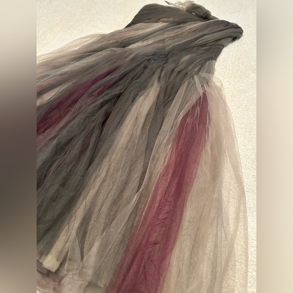 Ralph Lauren Purple Label Tulle Strapless Evening Dress - Picture 3 of 6